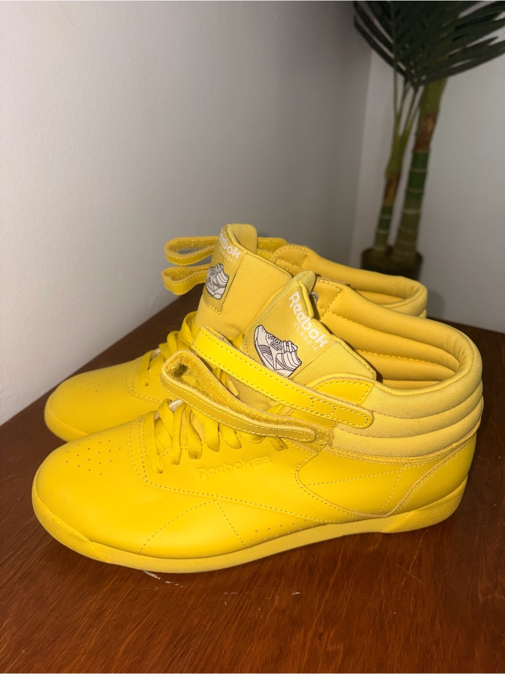 Reebok Women’s Yellow High-Top Sneakers